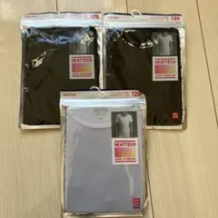 【新品】ユニクロヒートテック　UネックT(半袖)120