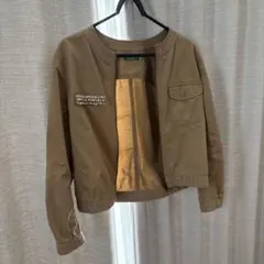 earth music&ecology ベージュ ミリタリージャケット S