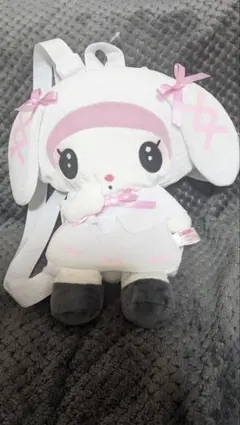 マイメロディ　月夜のメロクロぬいぐるみリュック　サンリオ