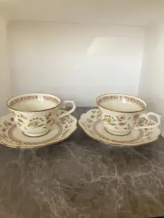 Noritake Contemporary ティーカップ・ソーサー 2個セット