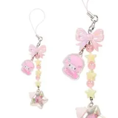 サンリオ 星屑ベイビーボトル シークレットストラップ ピアノ