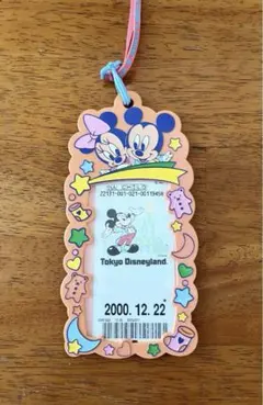 ディズニーランド チケットホルダー 使用済みチケット付き レトロ
