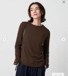 25AW セルロースウールブレンド クルーネックカットソー　ユナイテッドアローズ