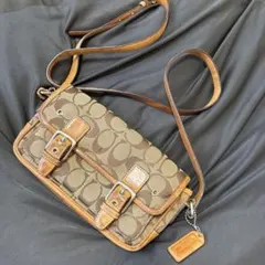 COACH 6844 シグネチャー ミニフィールドバッグ ショルダー難ありのサムネイル