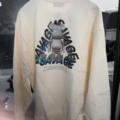 BAROM スウェット アイボリー SAVAGE