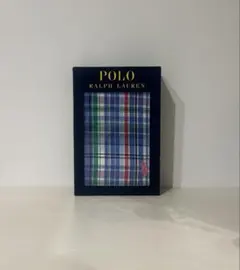 POLO RALPH LAUREN woven boxer ブルー