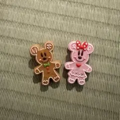 にゃにゃかん様専用✴︎ ミッキー、ミニー　ジンジャーブレッド　クリップ