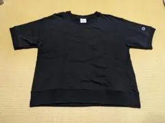 Champion ブラック ショートスリーブ トレーナー L　レディース