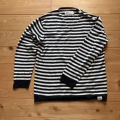 AZUL by moussy ストライプ Vネックセーター メンズMサイズ