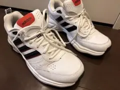 adidas スニーカー ホワイト レッド ブラックのサムネイル