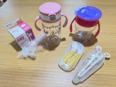 【まとめ売り】Richell おでかけストローマグ 320 エジソン箸のサムネイル