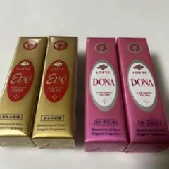 LOTTE Eve DONA チューインガム 4個セットのサムネイル