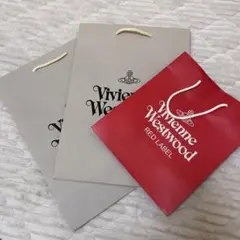 【匿名配送】ヴィヴィアンウエストウッド ショップ袋3種類　空箱付き