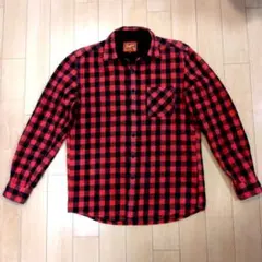 OLD UNIQLO オールドユニクロ ネルシャツ レッド×ブラックチェック