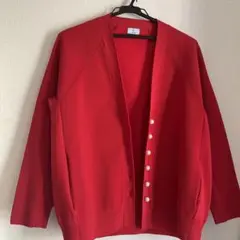 組曲S 【洗える】スポンディッシュニットVネック カーディガン