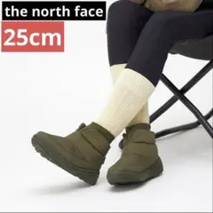 新品 25cm ノースフェイス ヌプシ ブーティ ウォータープルーフ グリーン