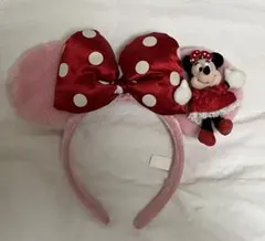 ミニーちゃんぬいぐるみ付きカチューシャ