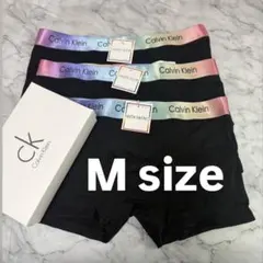 CALVIN KLEIN カルバンクライン★ボクサーパンツ 黒Mサイズ3枚セット
