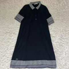 お値下げ　LACOSTE ラコステ　ポロシャツワンピース ロゴ 刺繍