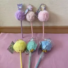 サンリオ ボールペン ユニコーン ファー付きボールペン セット