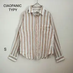 ★ CIAOPANIC TYPY ストライプ シャツ S 綿100% 長袖