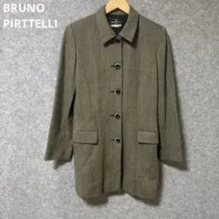 美品 高級 BRUNO PIRTTELLI カシミヤ テーラードジャケットピンク 