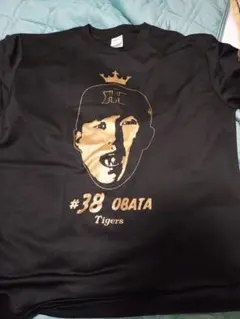 阪神タイガース優勝記念シークレット選手イラスト顔Tシャツ　小幡竜平選手