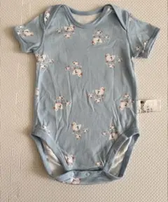 UNIQLO ベビー肌着 水色 あひる柄80cm