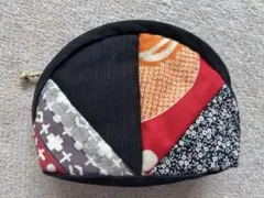 ハンドメイド 和柄 パッチワーク ポーチ 手作り