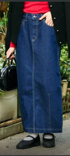 デニム スカート ロング丈　美品