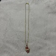 ゴールド 花モチーフ ネックレス