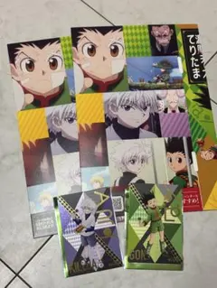 銀だこ　ハンターハンター コラボ キルア ゴン　カード　スリーブ2枚　セット