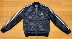 アディダスオリジナルス　 ネイビー キルティングジャケット M