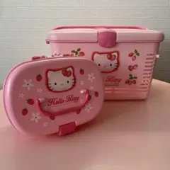 マイメロ キティ サンリオ 買い物カゴ バスケット - メルカリ
