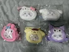 ちいかわ×サンリオ　ポシェット5種 コンプリートセット