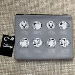 ディズニー 101匹わんちゃん フラットポーチ 미사용 품목