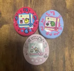 新品未開封 たまごっち チョコ缶 まめっち くちぱっち てんしっち