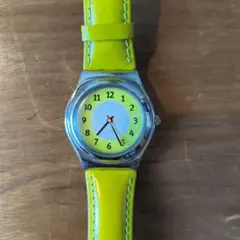 Swatch Irony イエロー文字盤 レザーベルトのサムネイル
