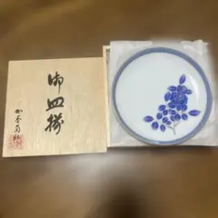 香蘭社瑠璃色薔薇 皿 木箱入り　５枚入りのサムネイル
