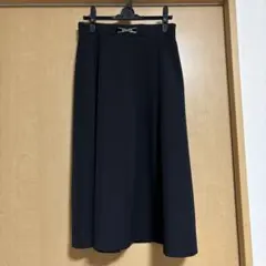 ハニーズ Honeys スカート 膝丈 ブルー ネイビー