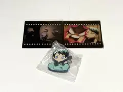 鬼滅の刃　お楽しみくじ　フィルム風クリアカード　獪岳　愈史郎　村田　セット