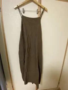 Samansa Mos2 キャミワンピース ブラウン F