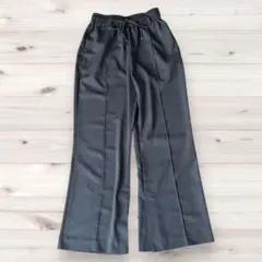 any FAM チャコールグレー パンツ ゴムウエスト