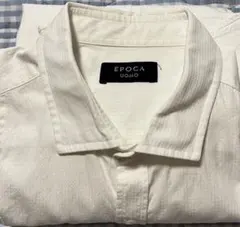【美品】　EPOCA UOMO コットン長袖シャツ　L(ITL48)のサムネイル