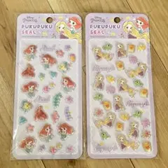 【正規品】ディズニー プリンセス PUKUPUKUシール ぷくぷくシール