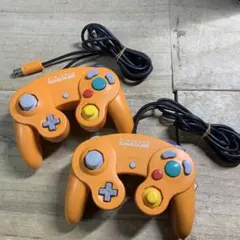 ニンテンドーゲームキューブコントローラー　2個セット　オレンジ