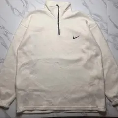 m*a様 NIKE プルオーバー　ハーフジップ　アイボリー