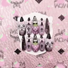 ♡現品♡ 地雷 量産型 平成女児 ネイルチップ