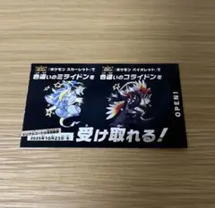 ポケモン　色違いミライドン　コライドン