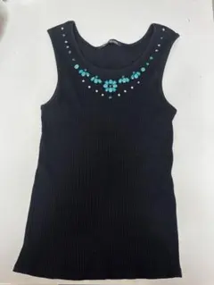 CECIL McBEE ビジュー装飾 リブタンクトップのサムネイル